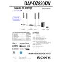 Sony DAV-DZ820KW (serv.man2) Service Manual