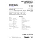 Sony DAV-DZ860W, DAV-DZ870KW, DAV-DZ870M, DAV-DZ870W Service Manual