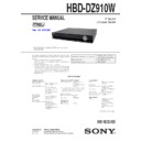 Sony DAV-DZ910W, HBD-DZ910W Service Manual