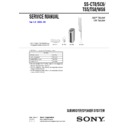 Sony DAV-FC7, DAV-FC8, DAV-FC9, DAV-SC5, DAV-SC6, DAV-SC8, SA-SC8, SS-CT8, SS-SC6, SS-TS5, SS-WS6 Service Manual