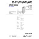 Sony DAV-FC7, DAV-SC5, DAV-SC6, SS-CT5, SS-SC6, SS-TS5, SS-WS5 Service Manual