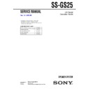 Sony DAV-FX80 (serv.man2) Service Manual