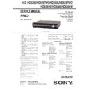 Sony DAV-HDX285, DAV-HDX287WC, DAV-HDX585, DAV-HDX587WC, DAV-HDX589W, DAV-HDX685, DAV-HDX686W, HCD-HDX285, HCD-HDX287WC, HCD-HDX585, HCD-HDX587WC, HCD-HDX685, HCD-HDX686W Service Manual