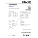 dav-is10 service manual