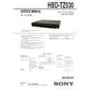 Sony DAV-TZ530, HBD-TZ530 Service Manual