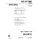 dhc-ex770md service manual