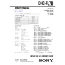 Sony DHC-FL7D Service Manual