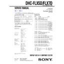 Sony DHC-FLX5D, DHC-FLX7D, WS-FLX9L Service Manual