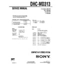 Sony DHC-MD313 (serv.man2) Service Manual