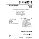 Sony DHC-MD313 Service Manual