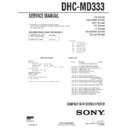 Sony DHC-MD333 (serv.man2) Service Manual
