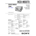 dhc-md373, hcd-md373 service manual