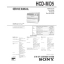 dhc-md5, hcd-md5 service manual