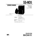 Sony DHC-MD5, SS-MD5 Service Manual