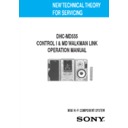 Sony DHC-MD555 (serv.man2) Service Manual