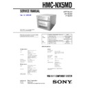 Sony DHC-NX5MD, HMC-NX5MD Service Manual