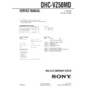 Sony DHC-VZ50MD Service Manual