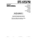 Sony DTC-57ES, DTC-750 (serv.man2) Service Manual