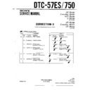 Sony DTC-57ES, DTC-750 (serv.man6) Service Manual