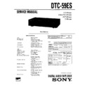 Sony DTC-59ES Service Manual