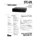 Sony DTC-670 (serv.man2) Service Manual