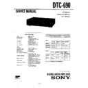 Sony DTC-690 Service Manual