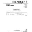 dtc-77es, dtc-87es (serv.man3) service manual