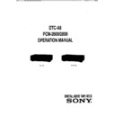 Sony DTC-A8, PCM-2600, PCM-2800 Service Manual