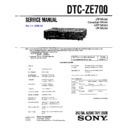 Sony DTC-ZE700 (serv.man2) Service Manual