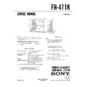 Sony FH-411K Service Manual