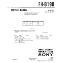 fh-b190 service manual