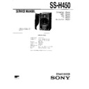 Sony FH-B411, FH-B450, MHC-450, MHC-550, SS-H450 Service Manual