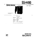 Sony FH-B490, MHC-490, SS-H490 Service Manual