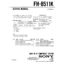 fh-b511k service manual