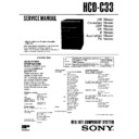 Sony FH-C33X, HCD-C33, HCD-C333, MHC-C33 Service Manual