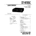 Sony FH-E705C, ST-H705C Service Manual