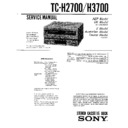 Sony FH-E757, MHC-2700, MHC-3700, TC-H2700, TC-H3700 Service Manual
