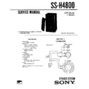 Sony FH-E8X, MHC-4800, SS-H4800 Service Manual