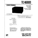 Sony FH-E9X, MHC-6800, TC-H6800 Service Manual