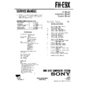 Sony FH-E9X Service Manual