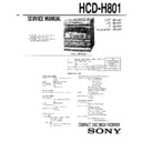 Sony FH-G80, HCD-H790, HCD-H801, MHC-801 (serv.man2) Service Manual