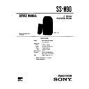 Sony FH-G90AV, SS-H90 Service Manual