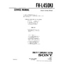 Sony FH-L450KJ Service Manual