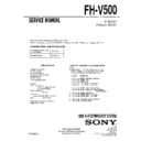 Sony FH-V500 (serv.man2) Service Manual
