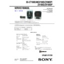 Sony FST-ZX100D, FST-ZX80D, LBT-ZX100D, LBT-ZX80D, SS-CT100D, SS-WGV100D, SS-ZX100D, SS-ZX100DP, SS-ZX80DP Service Manual