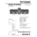 Sony FST-ZX80D Service Manual
