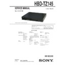 Sony HBD-TZ145 Service Manual