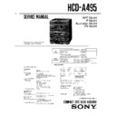 Sony HCD-A495, LBT-A495 Service Manual