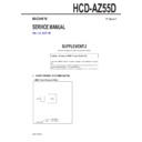 Sony HCD-AZ55D (serv.man2) Service Manual