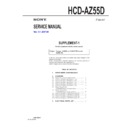 hcd-az55d service manual